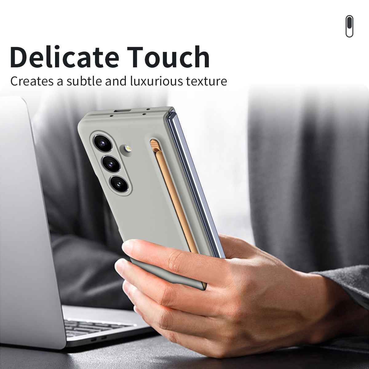 Galaxy Z Fold7 5G Hülle mit Stylus-Fach – Robuster Schutz