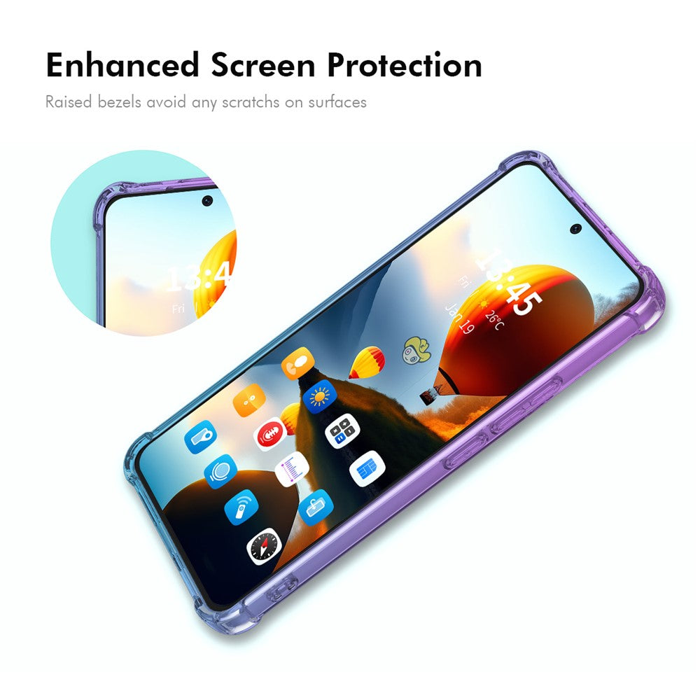 ENKAY For Honor 400 5G (Global) TPU Case  Thickened Four Corner Drop-proof Phone Back Cover