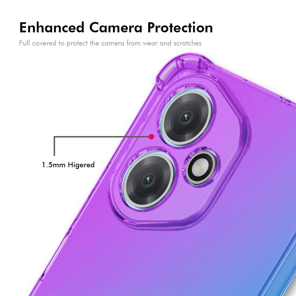 ENKAY For Honor 400 5G (Global) TPU Case  Thickened Four Corner Drop-proof Phone Back Cover