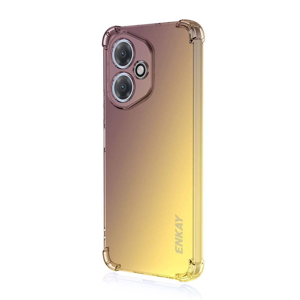 ENKAY For Honor 400 5G (Global) TPU Case  Thickened Four Corner Drop-proof Phone Back Cover