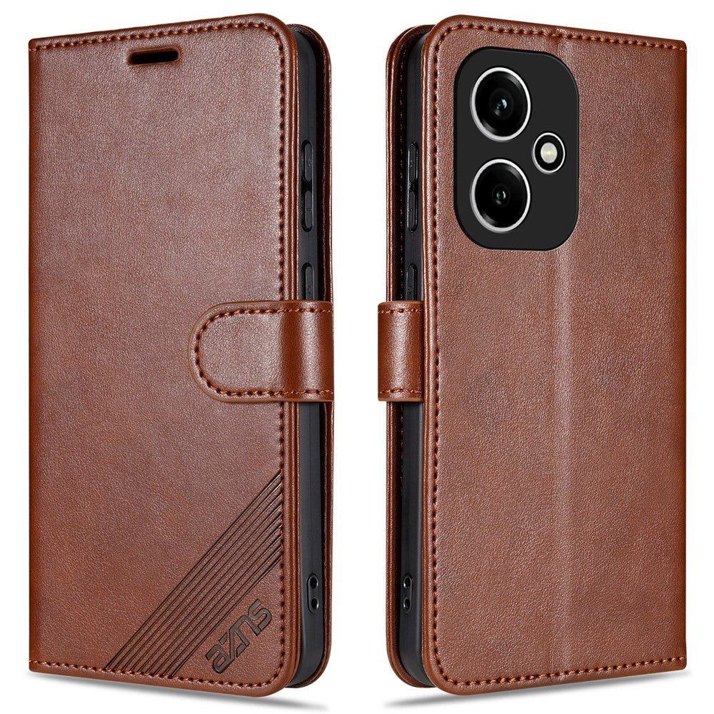 AZNS For Honor 400 5G (Global) Case Anti-Scratch PU Leather Stand Wallet Phone Cover