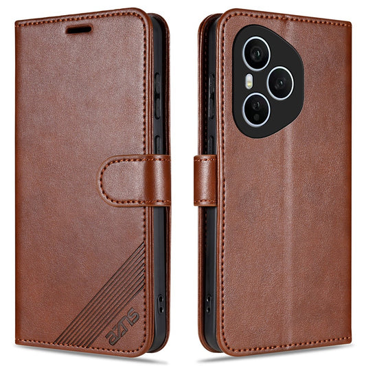 Honor 400 Pro 5G (Global) Handyhülle – AZNS aus kratzfestem PU-Leder mit Standfunktion, Brieftaschen