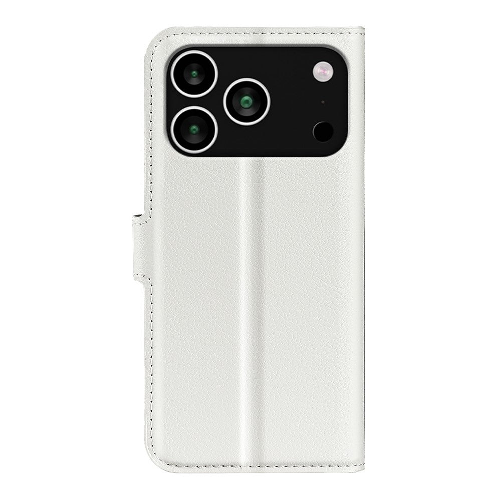 For iPhone 18 Pro Max / 17 Pro Max Case Litchi Texture Shockproof Leather Wallet Phone Cover