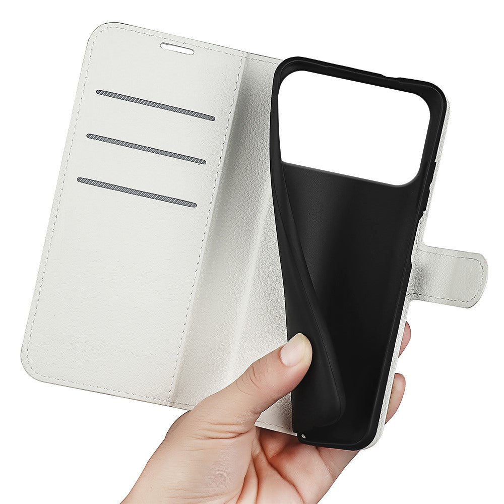 For iPhone 18 Pro Max / 17 Pro Max Case Litchi Texture Shockproof Leather Wallet Phone Cover