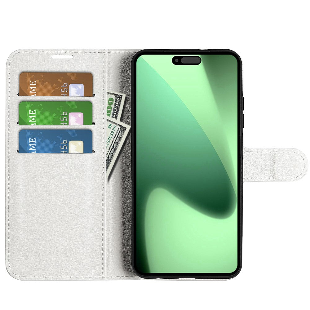 For iPhone 18 Pro Max / 17 Pro Max Case Litchi Texture Shockproof Leather Wallet Phone Cover