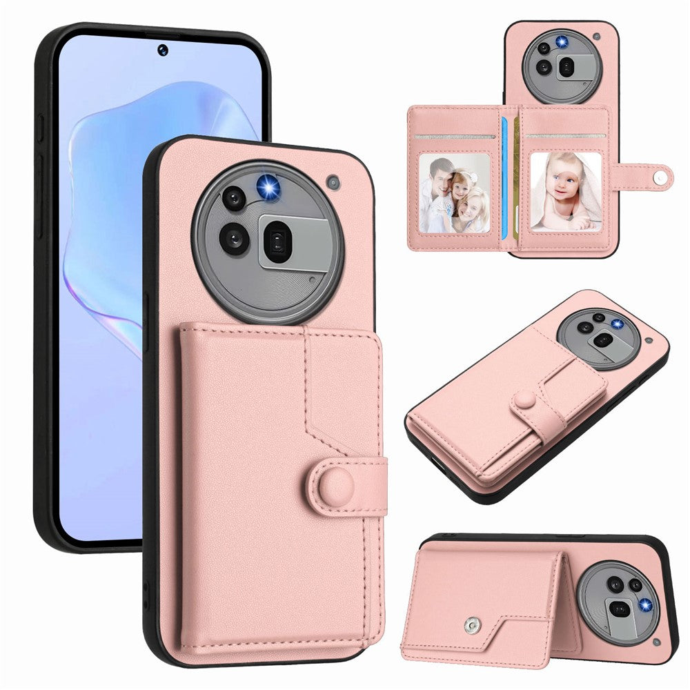 Nothing Phone (3a) Pro Wallet-Handyhülle – RFID-Blockierend, mit Kartenhalter & Ständer, aus TPU & PU-Leder