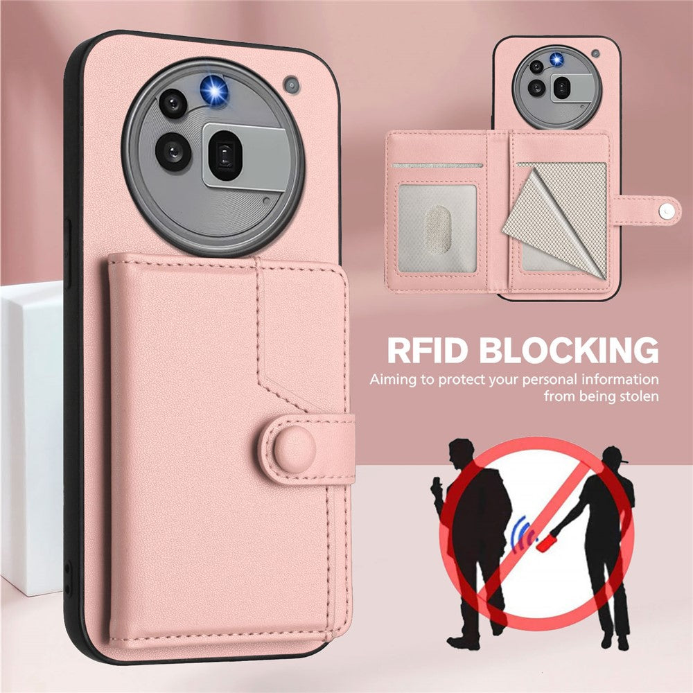 Nothing Phone (3a) Pro Wallet-Handyhülle – RFID-Blockierend, mit Kartenhalter & Ständer, aus TPU & PU-Leder