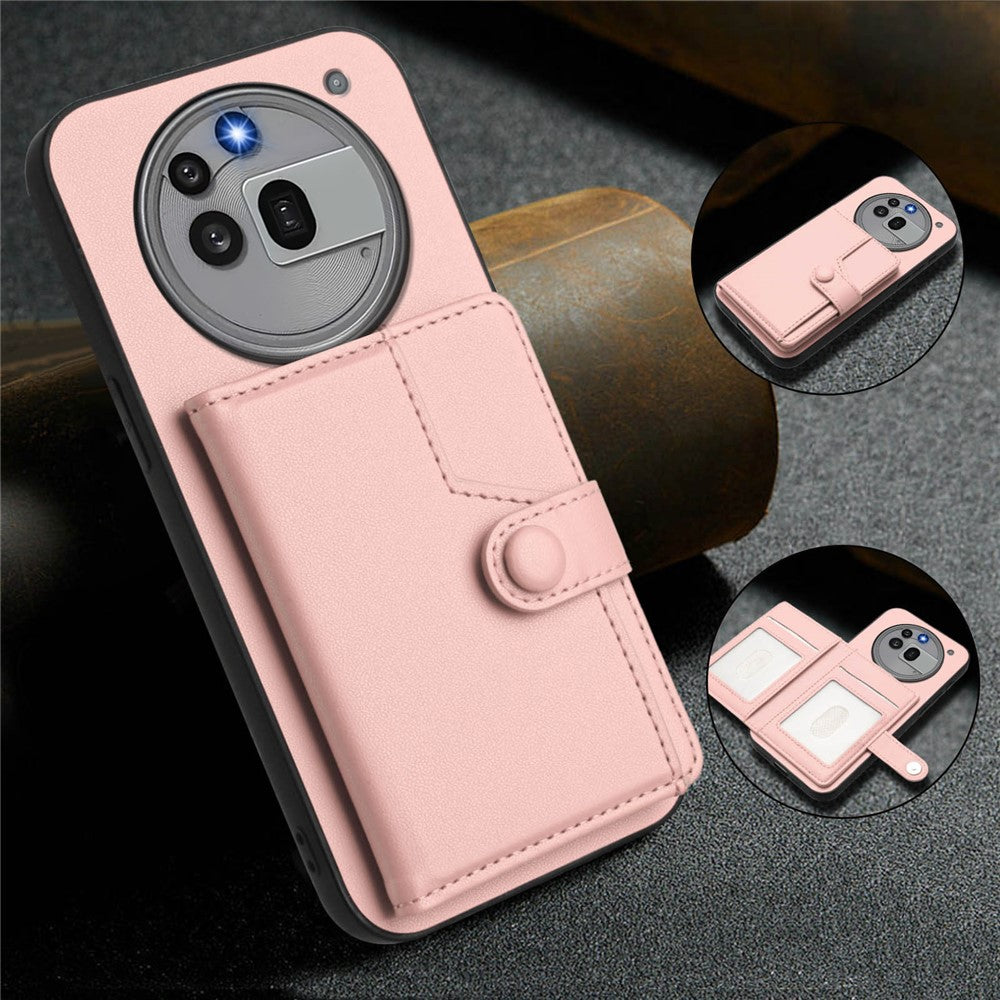 Nothing Phone (3a) Pro Wallet-Handyhülle – RFID-Blockierend, mit Kartenhalter & Ständer, aus TPU & PU-Leder