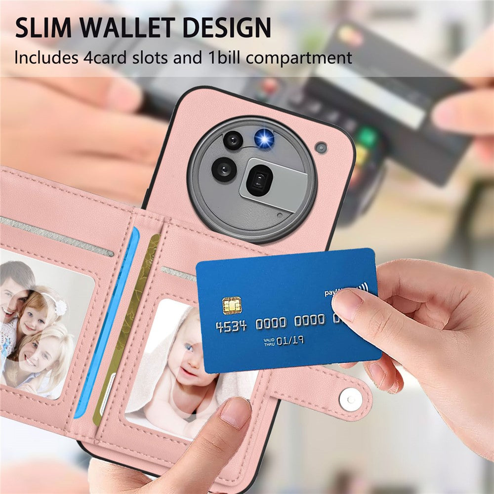 Nothing Phone (3a) Pro Wallet-Handyhülle – RFID-Blockierend, mit Kartenhalter & Ständer, aus TPU & PU-Leder