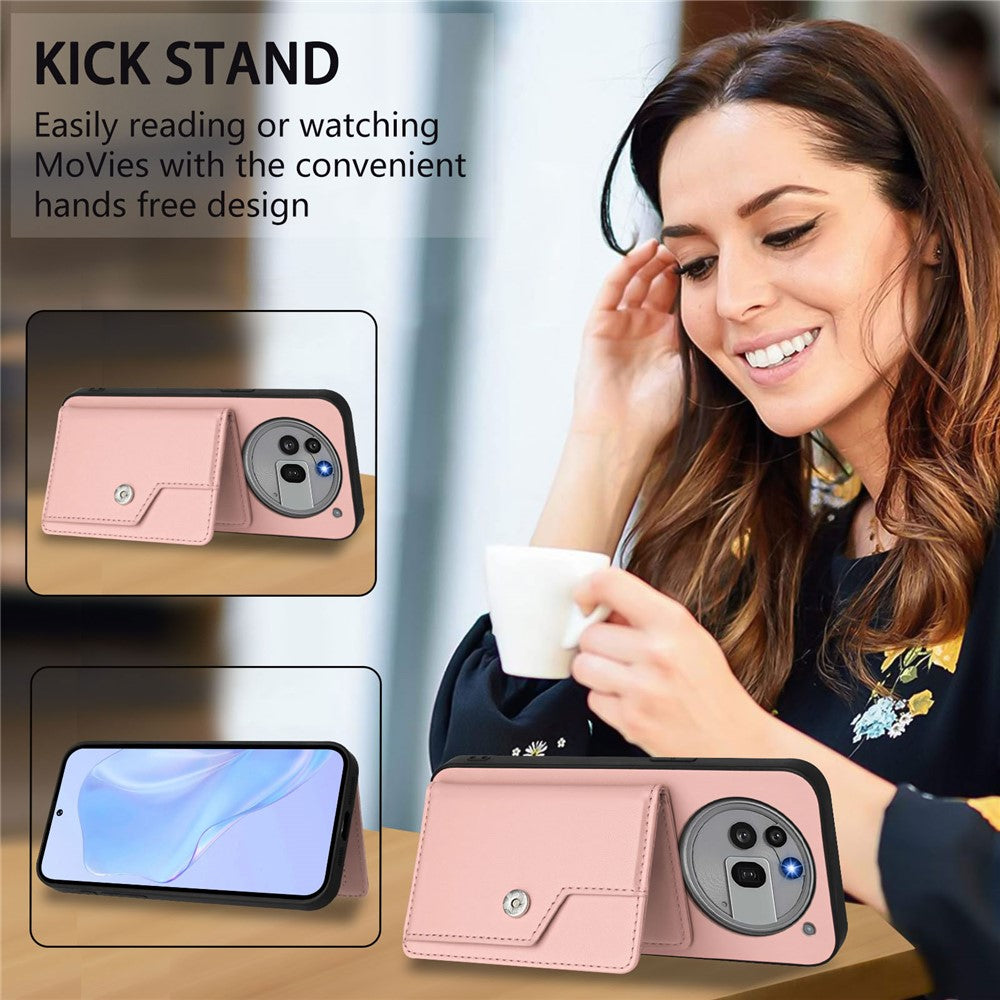 Nothing Phone (3a) Pro Wallet-Handyhülle – RFID-Blockierend, mit Kartenhalter & Ständer, aus TPU & PU-Leder