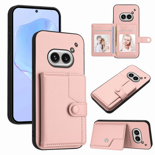 Nothing Phone (2a) Wallet-Handyhülle – RFID-Blockierend, mit Kartenhalter & Ständer, aus TPU & PU-Leder