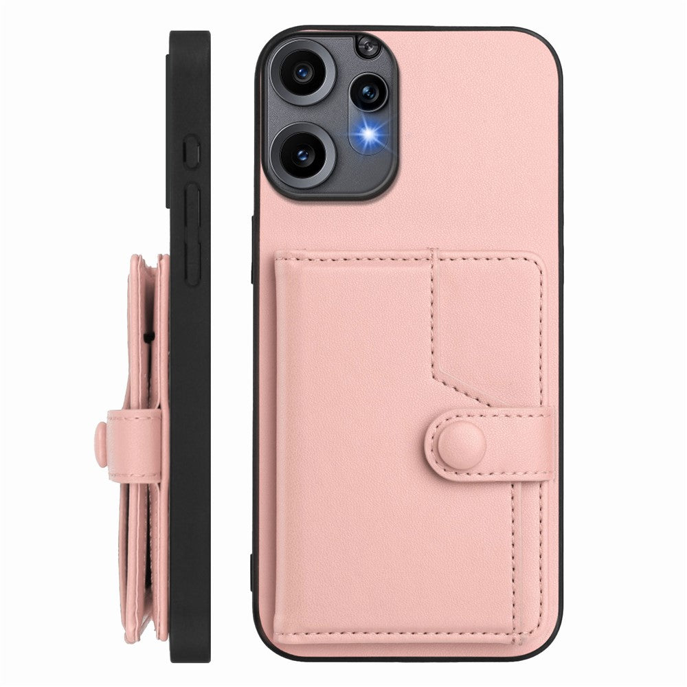 Nothing CMF Phone 2 Pro Wallet-Handyhülle – RFID-Blockierend, mit Kartenhalter & Ständer, aus TPU & PU-Leder