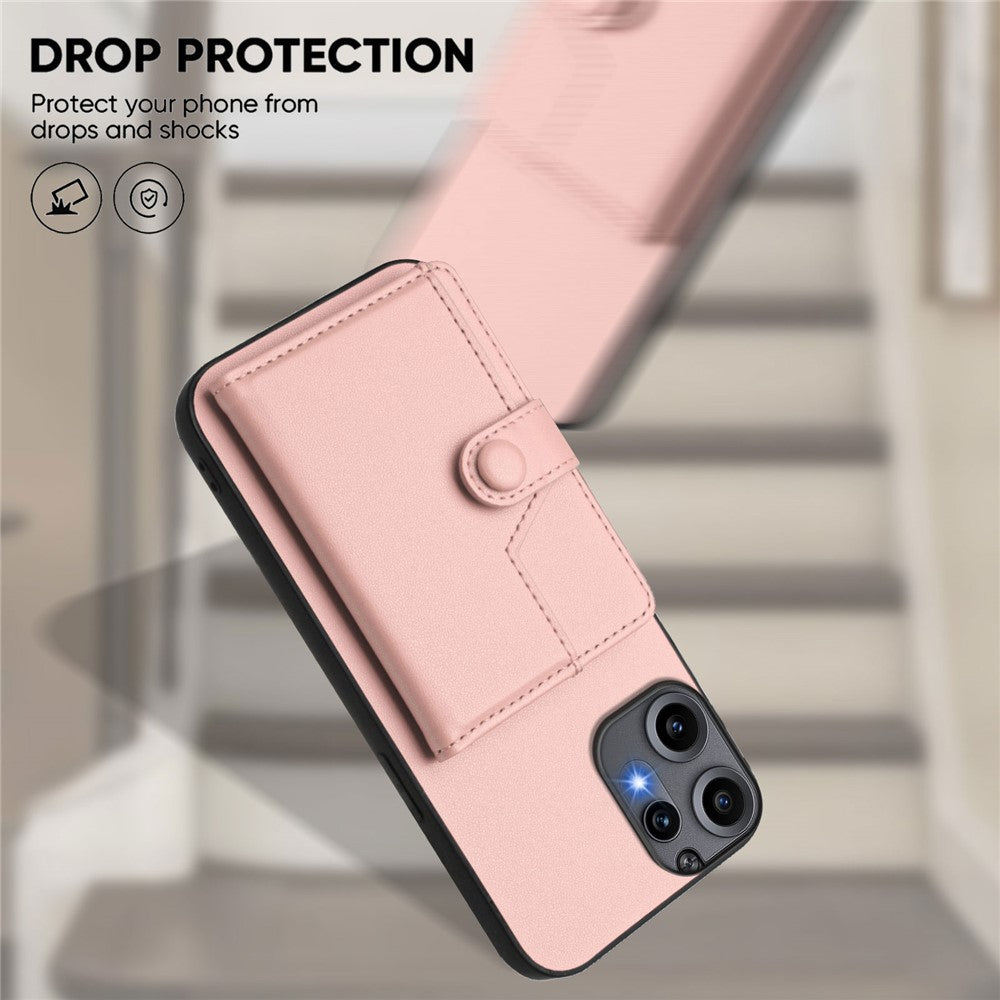 Nothing CMF Phone 2 Pro Wallet-Handyhülle – RFID-Blockierend, mit Kartenhalter & Ständer, aus TPU & PU-Leder