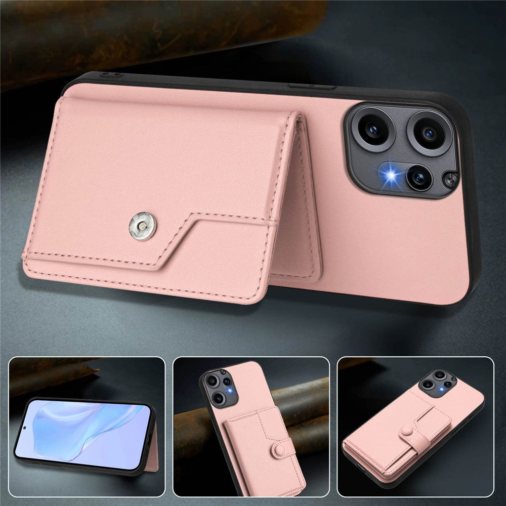 Nothing CMF Phone 2 Pro Wallet-Handyhülle – RFID-Blockierend, mit Kartenhalter & Ständer, aus TPU & PU-Leder
