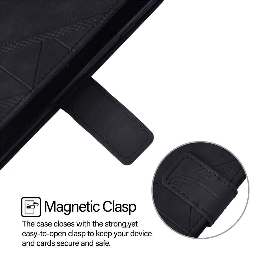 Nothing Phone (3a) Wallet-Handyhülle – Aus Leder, mit Handschlaufe, Brieftaschenständer