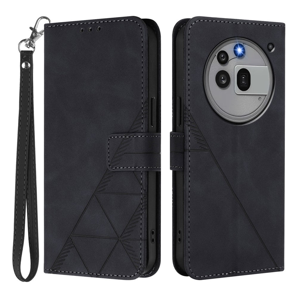 Nothing Phone (3a) Pro Wallet-Handyhülle – Aus Leder, mit Handschlaufe, Brieftaschenständer