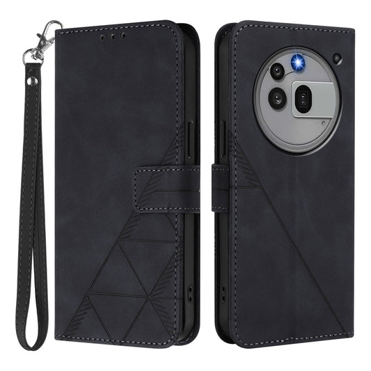 Nothing Phone (3a) Pro Wallet-Handyhülle – Aus Leder, mit Handschlaufe, Brieftaschenständer