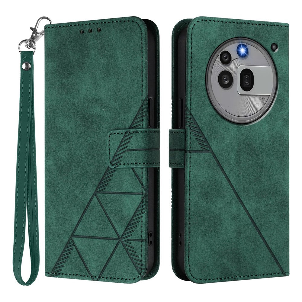 Nothing Phone (3a) Pro Wallet-Handyhülle – Aus Leder, mit Handschlaufe, Brieftaschenständer