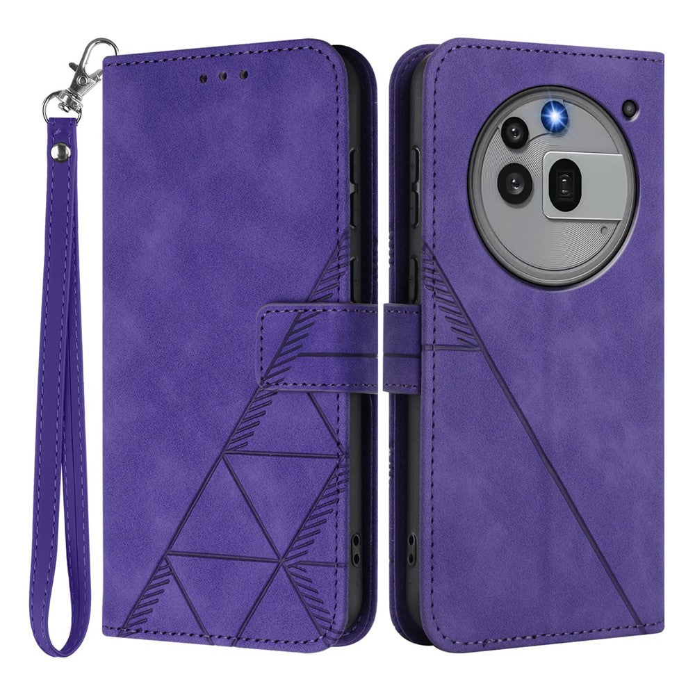 Nothing Phone (3a) Pro Wallet-Handyhülle – Aus Leder, mit Handschlaufe, Brieftaschenständer