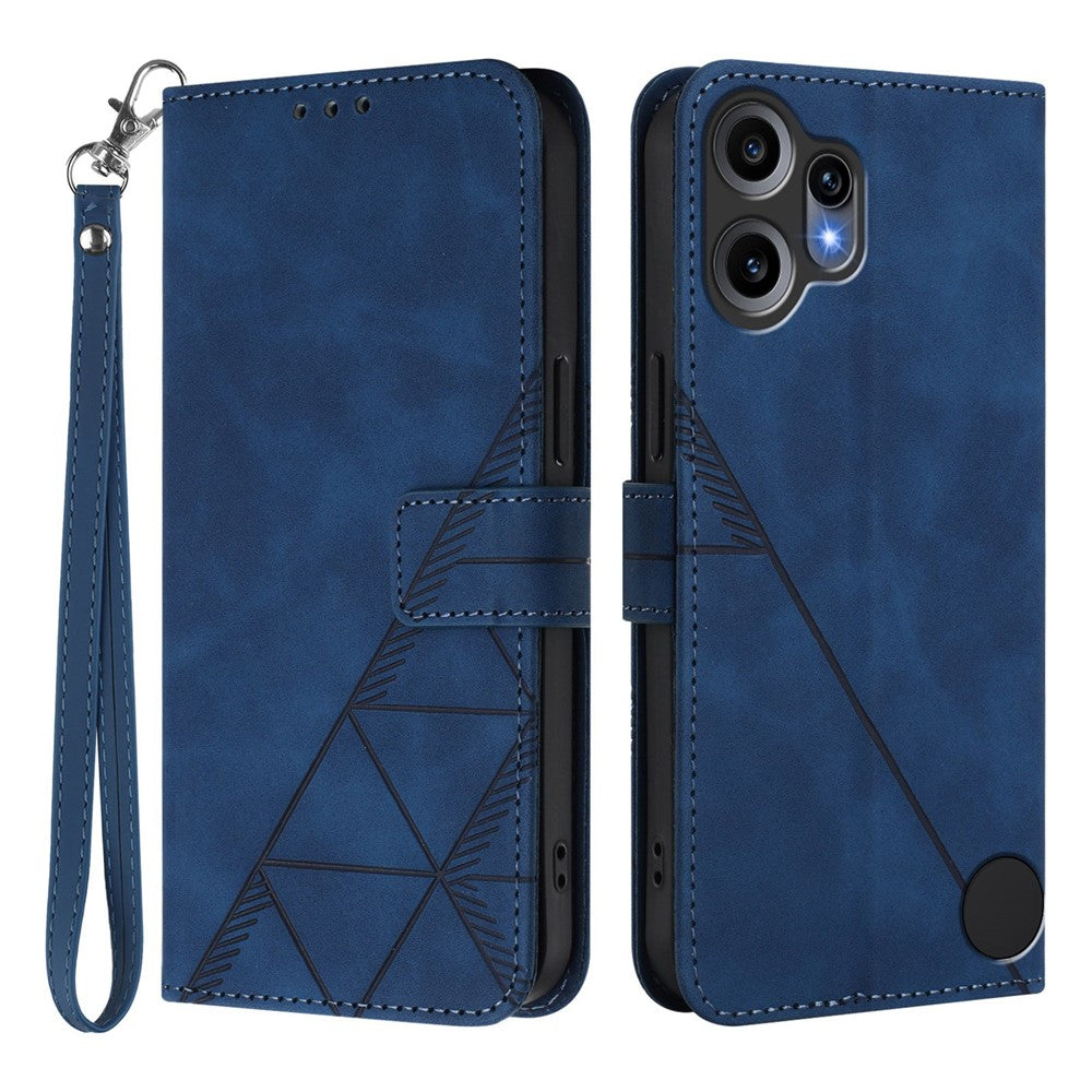 Nothing CMF Phone 2 Pro Handyhülle – Aus Leder, mit Handschlaufe & Brieftaschenständer