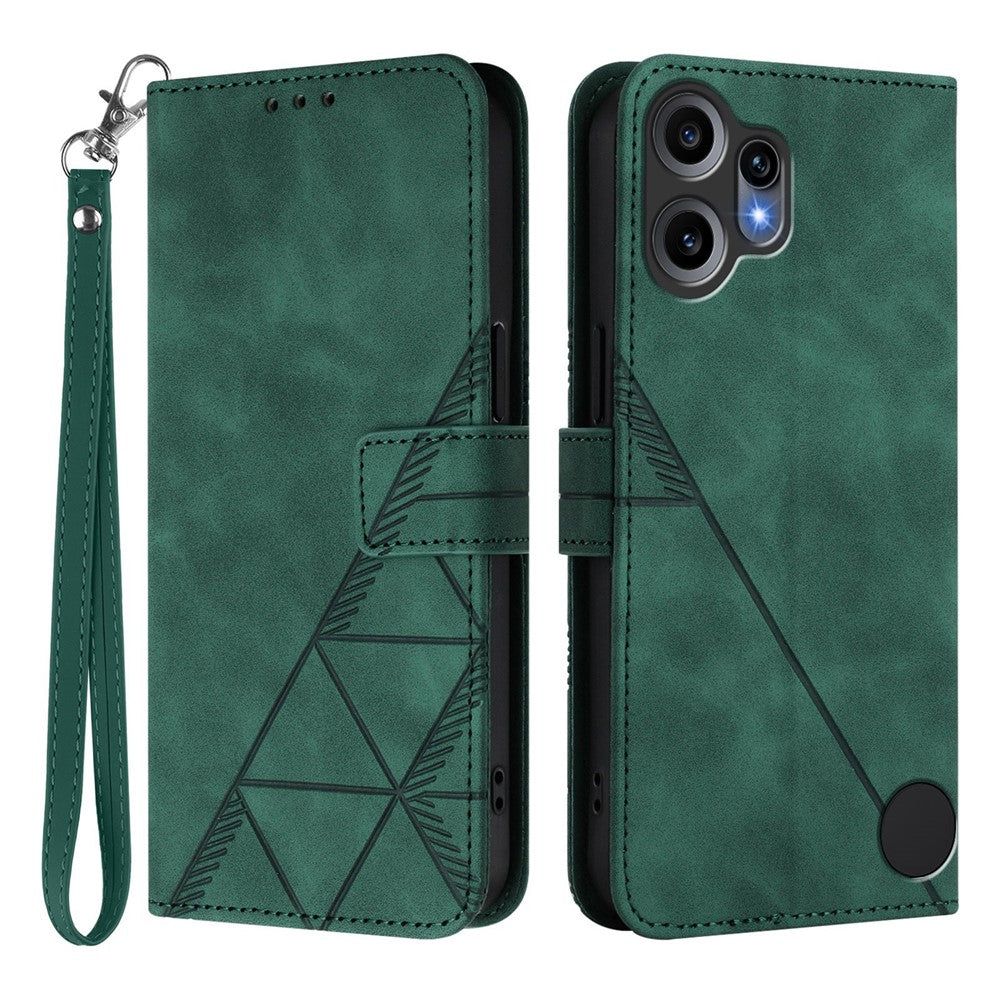 Nothing CMF Phone 2 Pro Handyhülle – Aus Leder, mit Handschlaufe & Brieftaschenständer