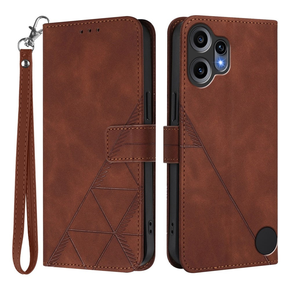 Nothing CMF Phone 2 Pro Handyhülle – Aus Leder, mit Handschlaufe & Brieftaschenständer