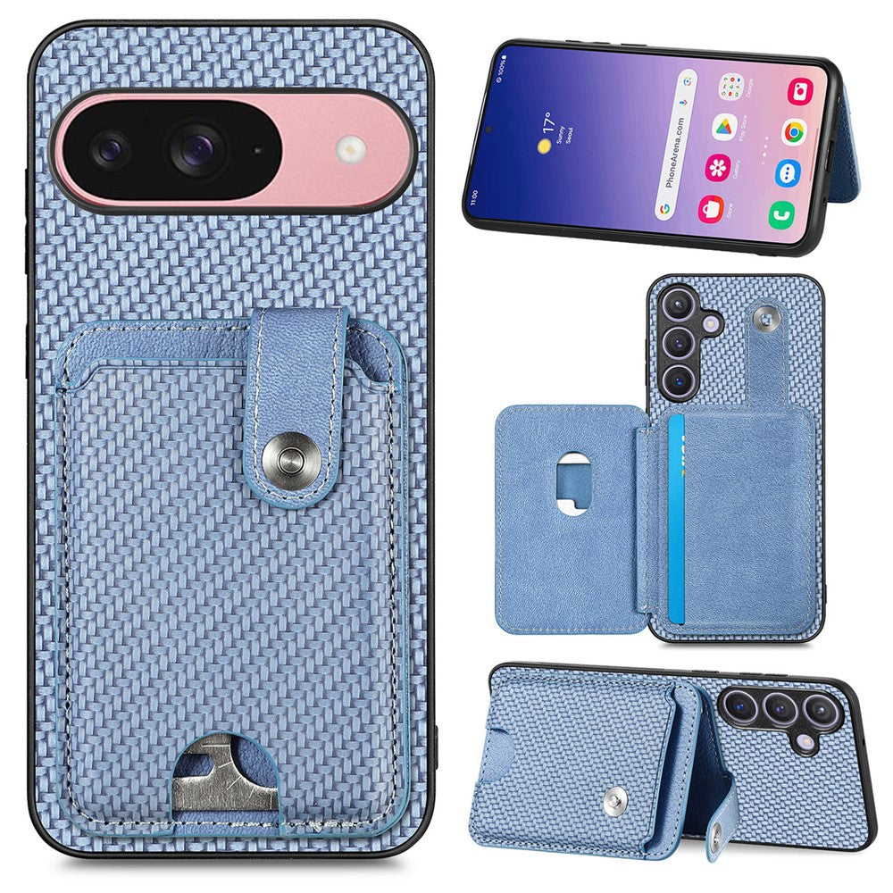 Pixel 9 / 9 Pro / 10 / 10 Pro Schutzhülle – Mit Kartenfächern, Ständer & Kartenwerkzeug