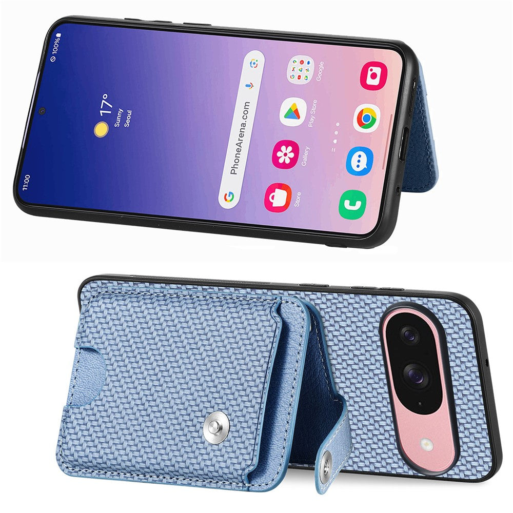 Pixel 9 / 9 Pro / 10 / 10 Pro Schutzhülle – Mit Kartenfächern, Ständer & Kartenwerkzeug