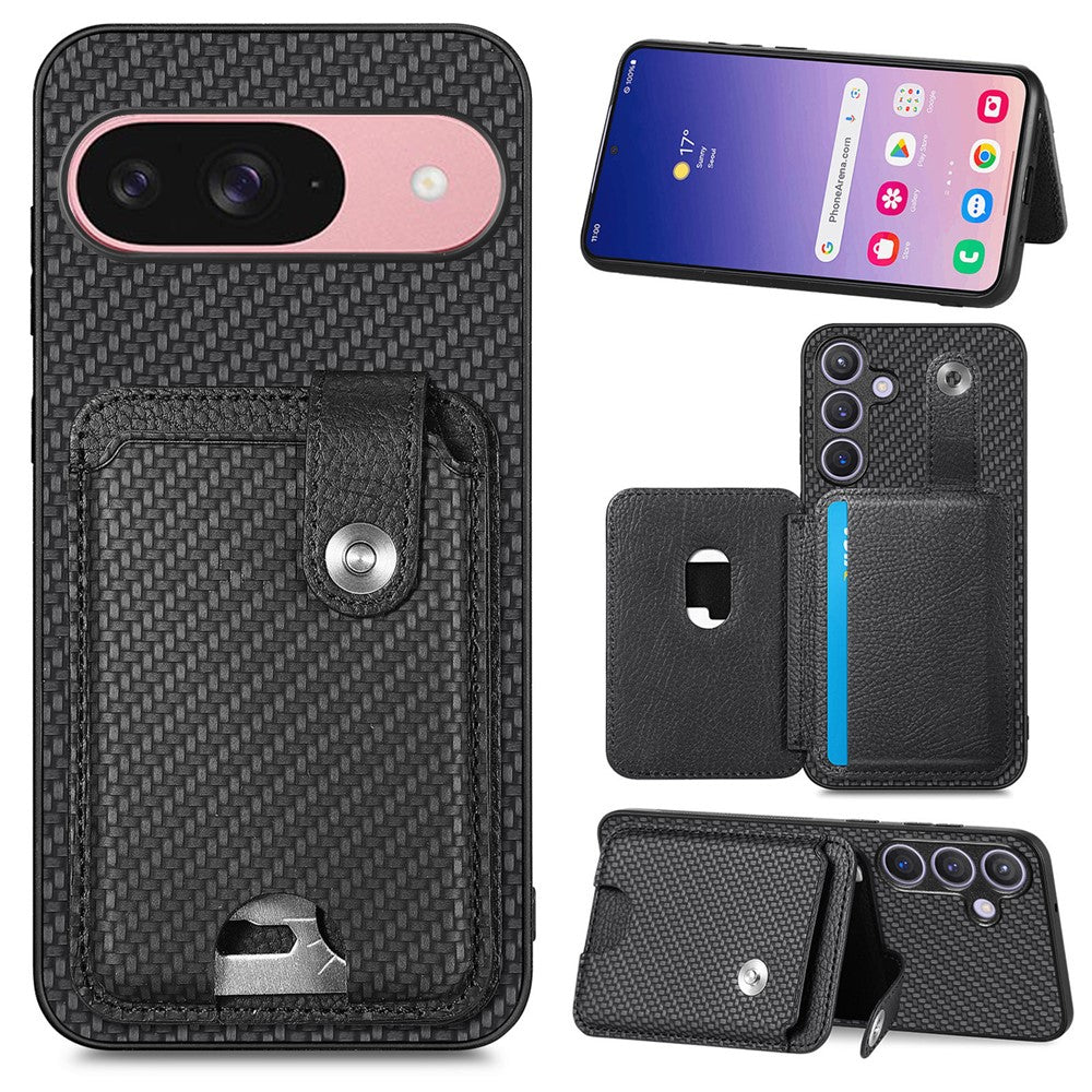 Pixel 9 / 9 Pro / 10 / 10 Pro Schutzhülle – Mit Kartenfächern, Ständer & Kartenwerkzeug