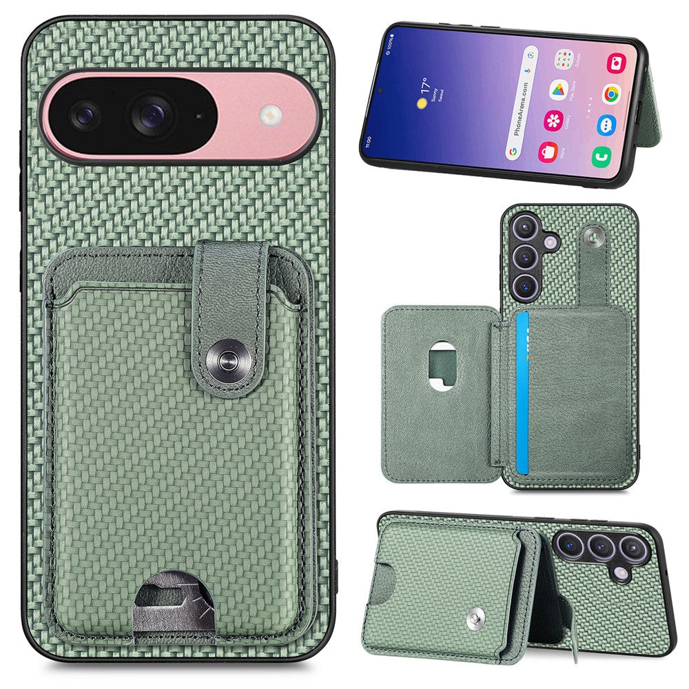 Pixel 9 / 9 Pro / 10 / 10 Pro Schutzhülle – Mit Kartenfächern, Ständer & Kartenwerkzeug