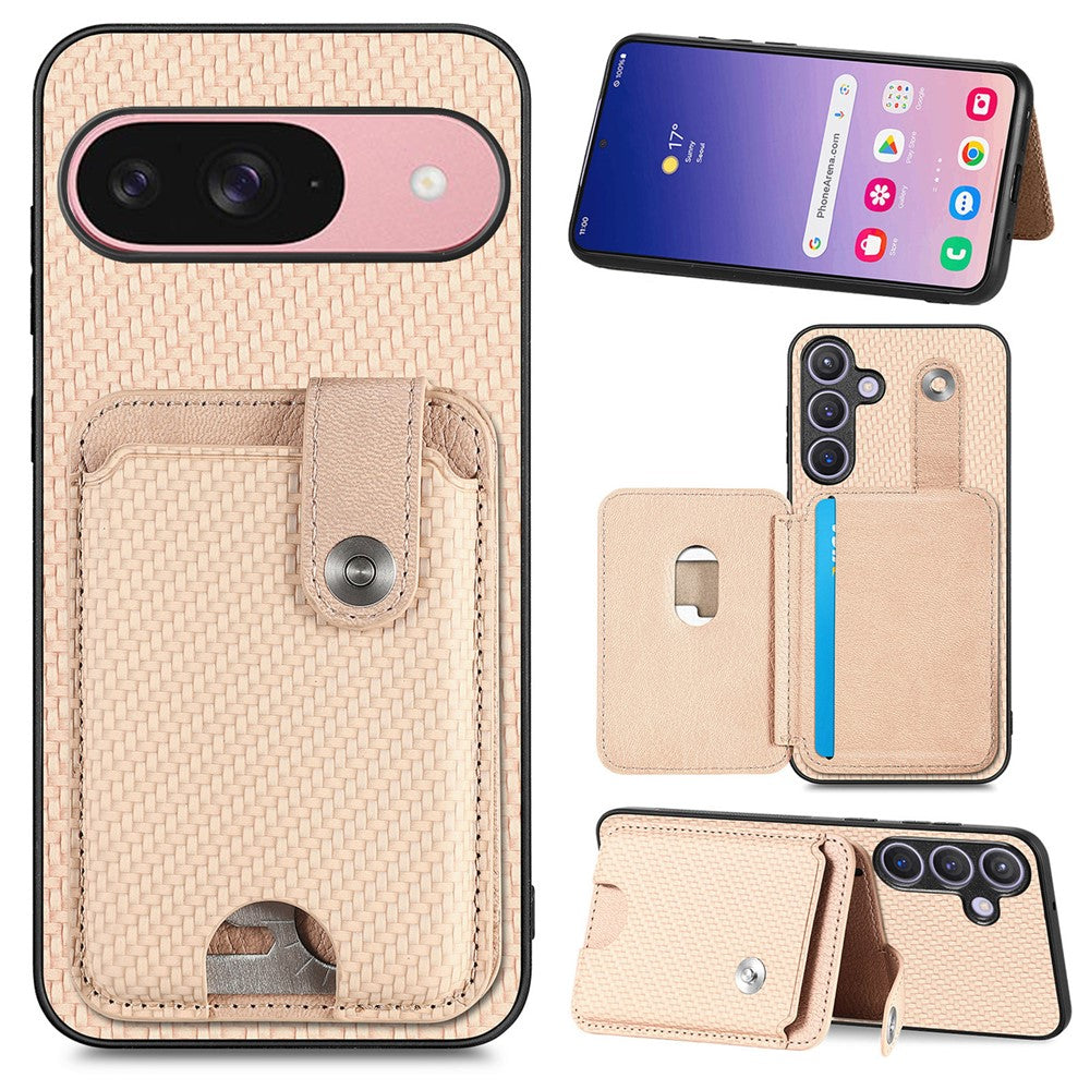 Pixel 9 / 9 Pro / 10 / 10 Pro Schutzhülle – Mit Kartenfächern, Ständer & Kartenwerkzeug