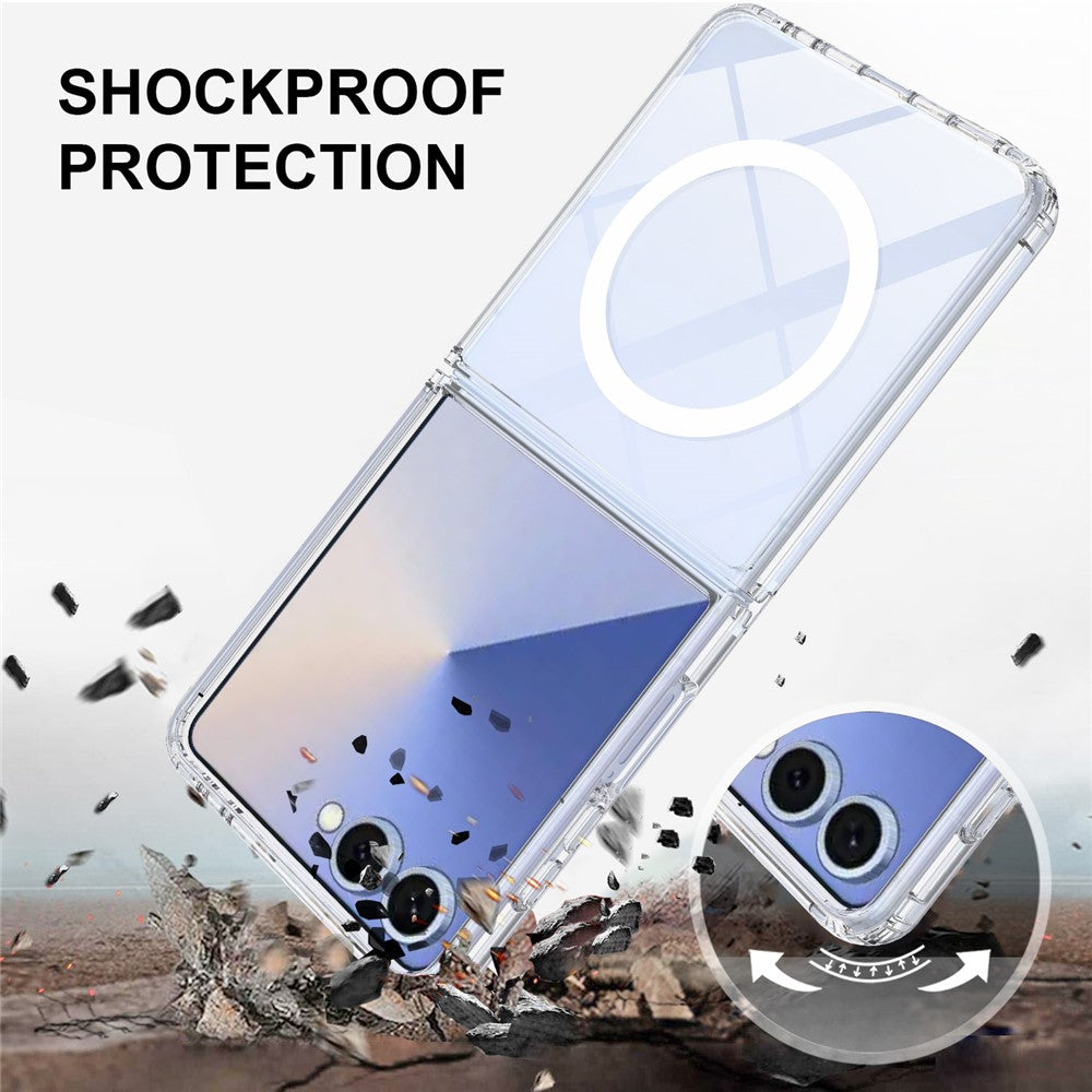 Galaxy Z Flip7 5G Magnetische Hülle – Transparent