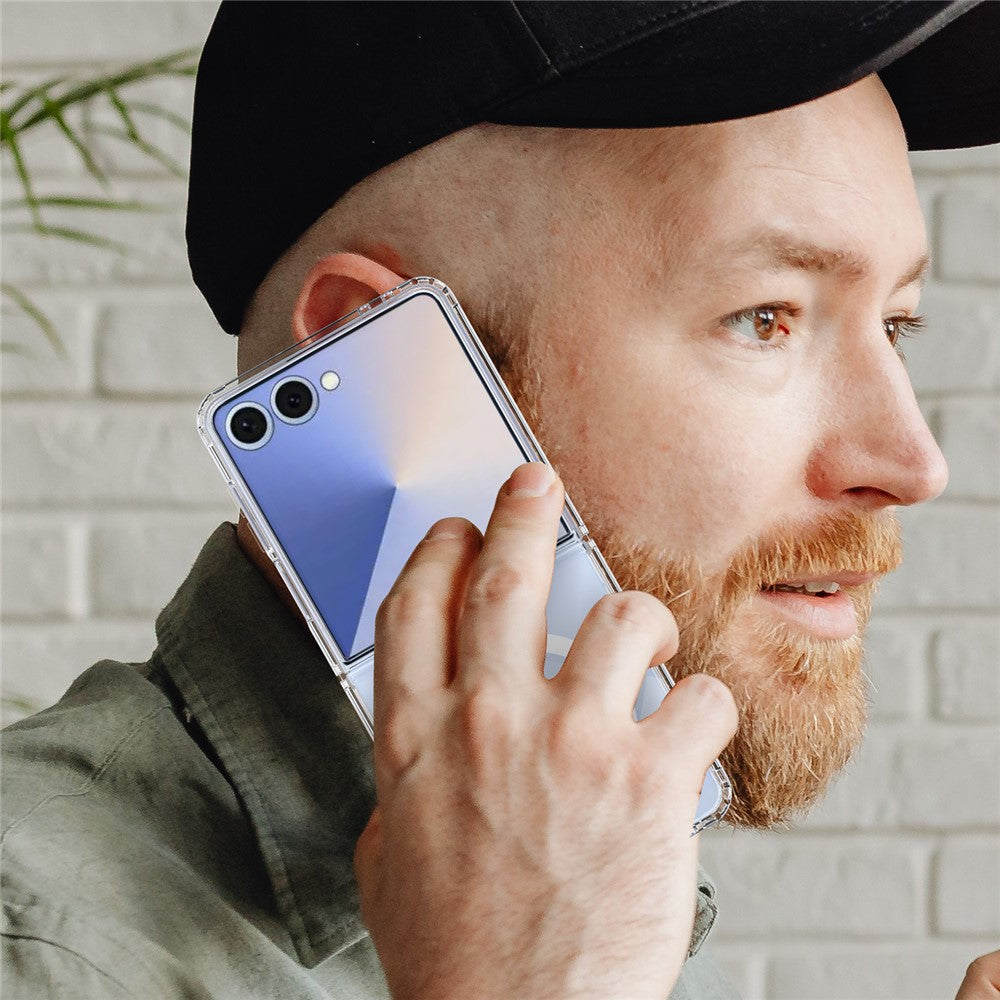 Galaxy Z Flip7 5G Magnetische Hülle – Transparent