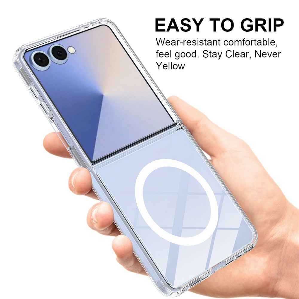 Galaxy Z Flip7 5G Magnetische Hülle – Transparent