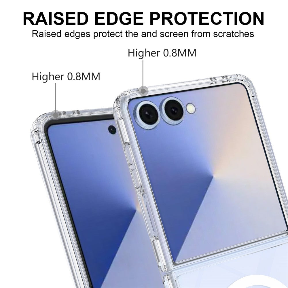 Galaxy Z Flip7 5G Magnetische Hülle – Transparent