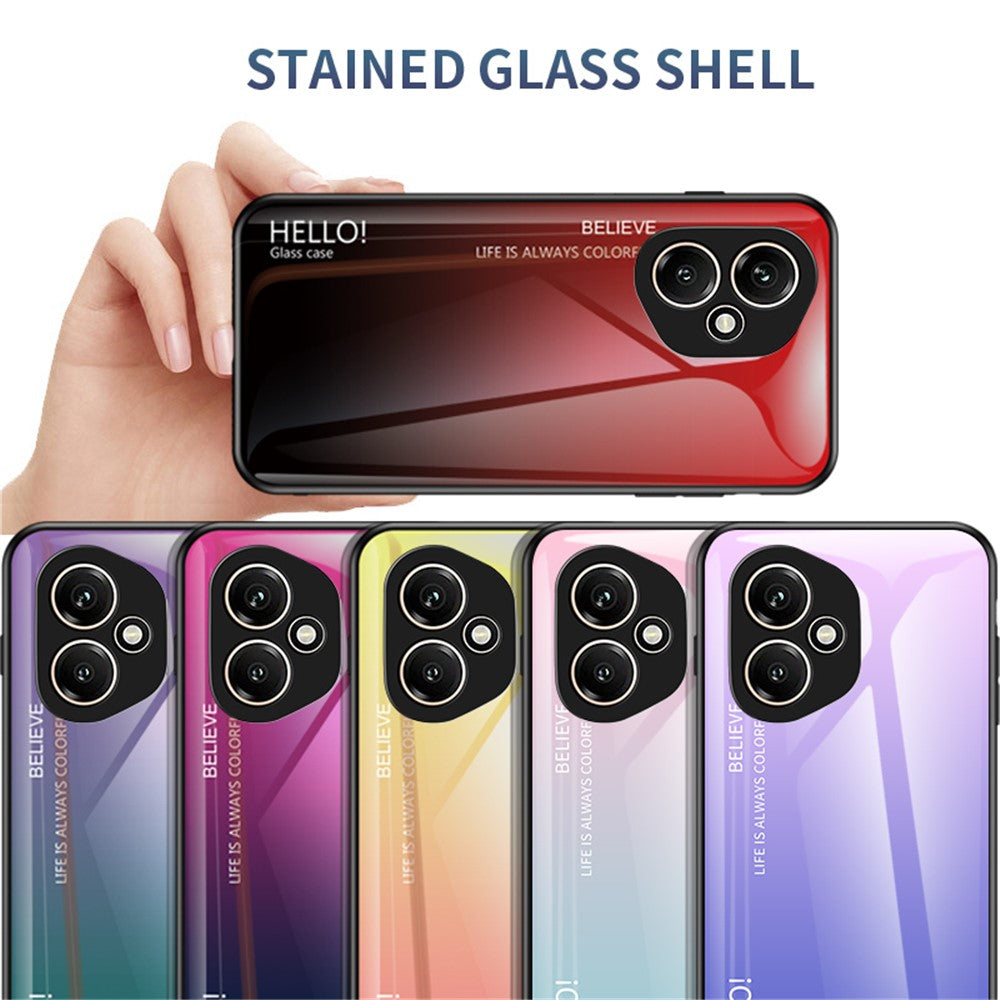 For Honor 400 5G (Global) Case Anti-Scratch Tempered Glass + PC + TPU Phone Cover