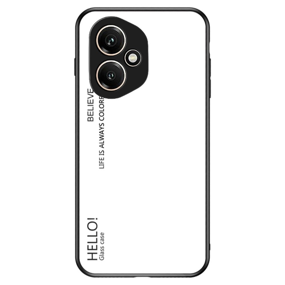 For Honor 400 5G (Global) Case Anti-Scratch Tempered Glass + PC + TPU Phone Cover