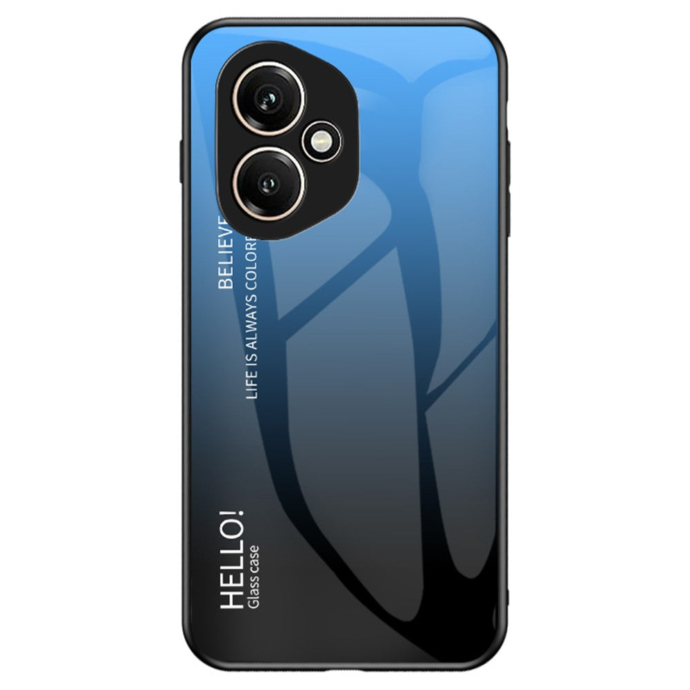 For Honor 400 5G (Global) Case Anti-Scratch Tempered Glass + PC + TPU Phone Cover
