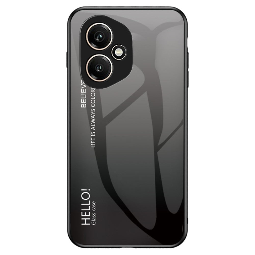 For Honor 400 5G (Global) Case Anti-Scratch Tempered Glass + PC + TPU Phone Cover