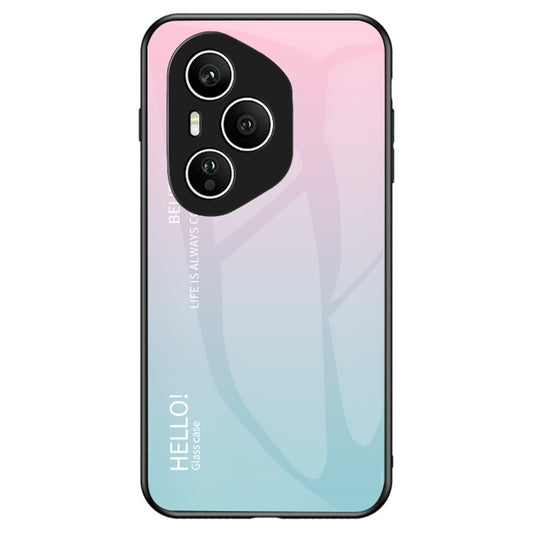 Honor 400 Pro 5G (Global) Handyhülle – Gehäuse aus kratzfestem gehärtetem Glas + PC + TPU