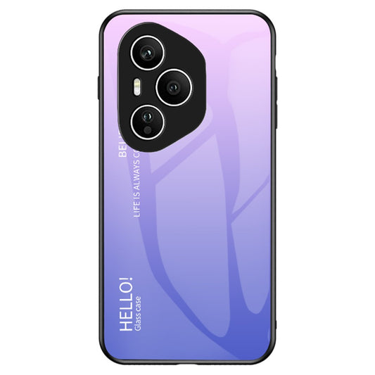 Honor 400 Pro 5G (Global) Handyhülle – Gehäuse aus kratzfestem gehärtetem Glas + PC + TPU