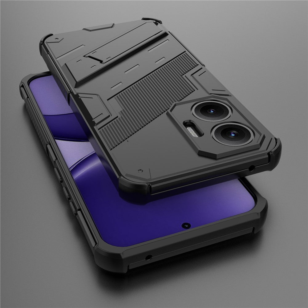 For Xiaomi Poco F7 5G / Redmi Turbo 4 Pro 5G Case PC + TPU Shockproof Phone Cover with Kickstand