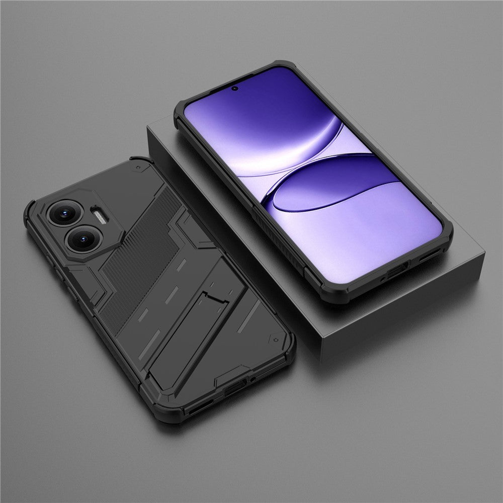 For Xiaomi Poco F7 5G / Redmi Turbo 4 Pro 5G Case PC + TPU Shockproof Phone Cover with Kickstand