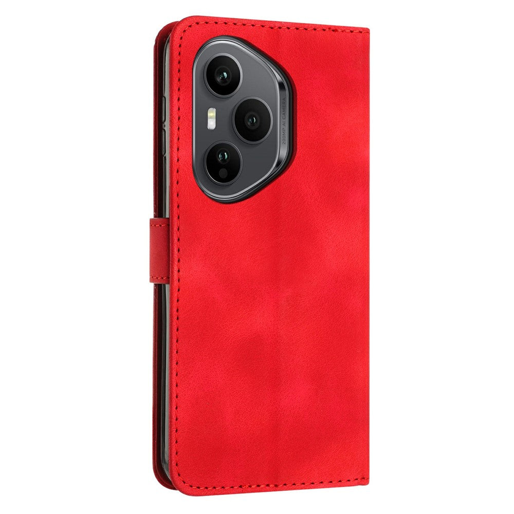 Leather Case for Honor 400 Pro 5G (Global) Imprinted Triangle Phone Cover