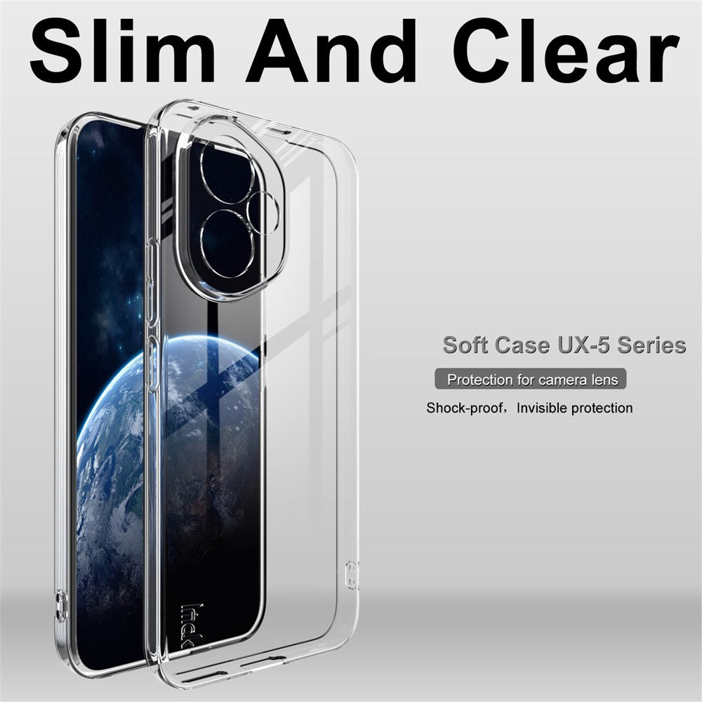 IMAK UX-5 Series For Honor 400 5G (Global) Case Shockproof TPU Clear Slim Back Shell
