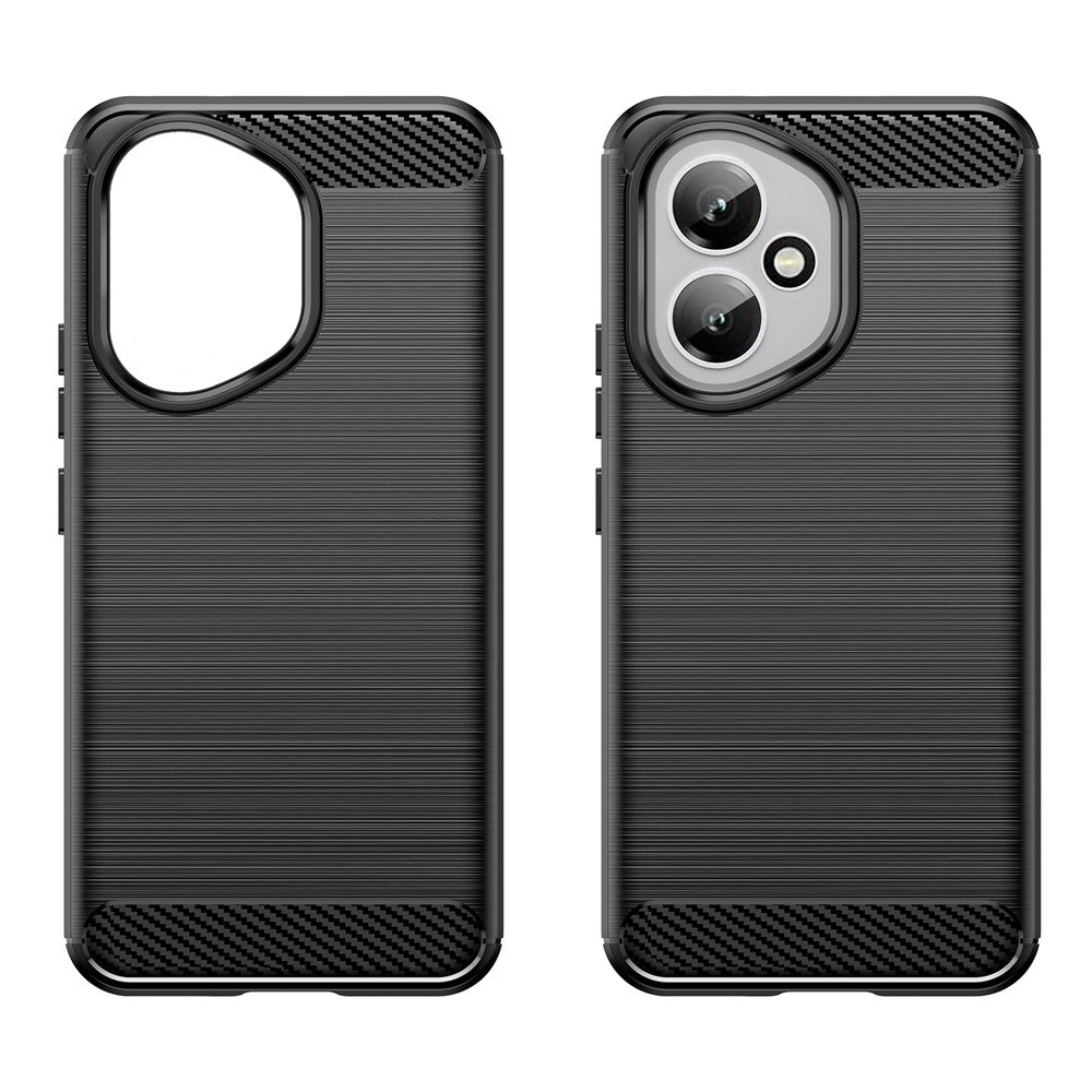 For Honor 400 5G (Global) Case Protective Phone Cover Carbon Fiber Texture Brushed