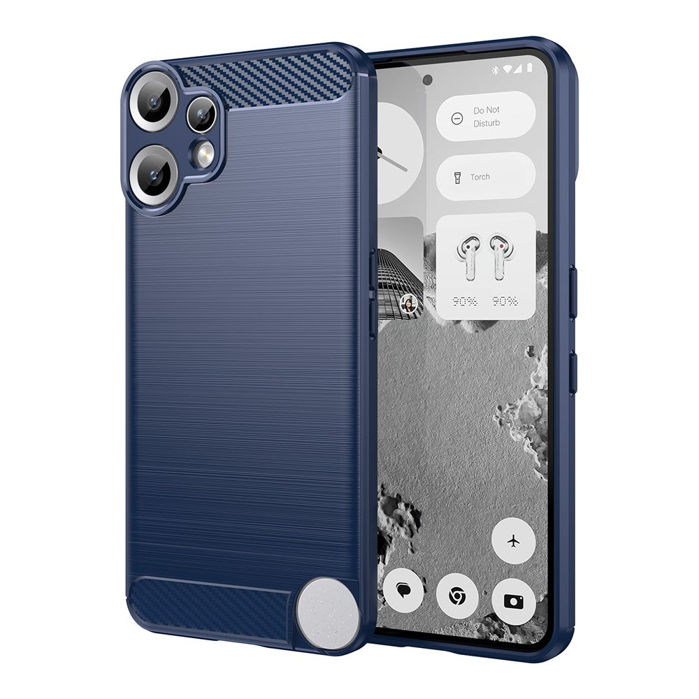 For Nothing CMF Phone 2 Pro Case Protective Phone Cover Carbon Fiber Texture Brushed