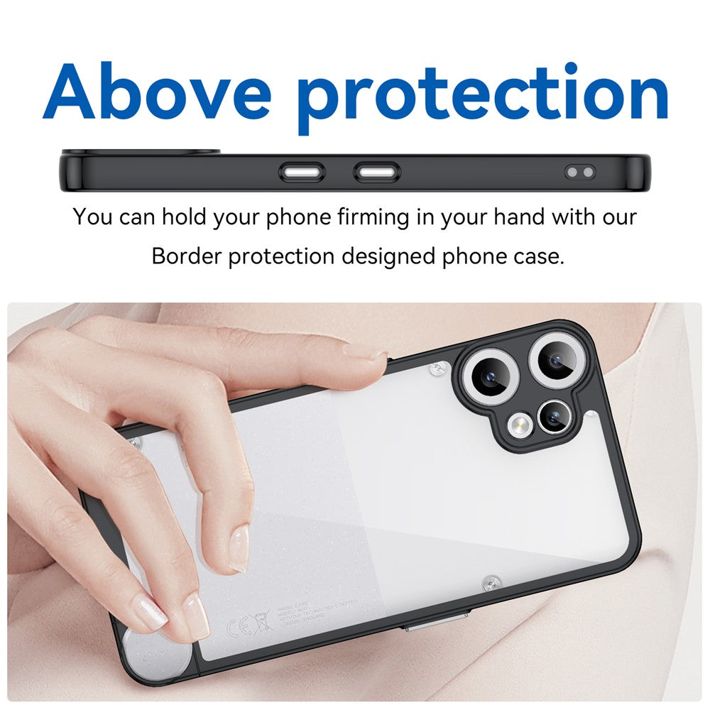 Nothing CMF Phone 2 Pro Transparente Handyhülle – Stoßfeste Rückseite, aus TPU & Acryl