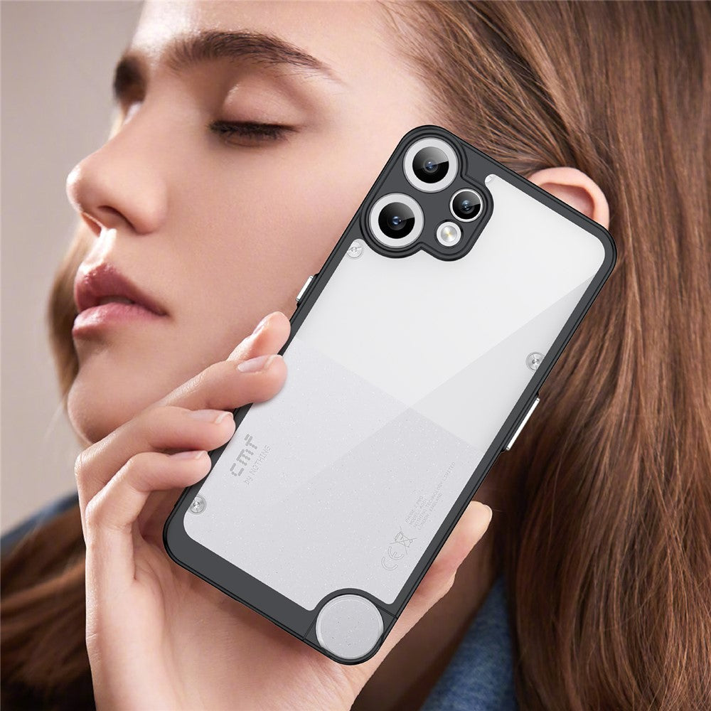 Nothing CMF Phone 2 Pro Transparente Handyhülle – Stoßfeste Rückseite, aus TPU & Acryl