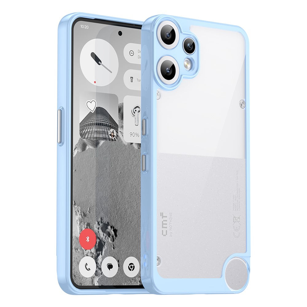 Nothing CMF Phone 2 Pro Transparente Handyhülle – Stoßfeste Rückseite, aus TPU & Acryl